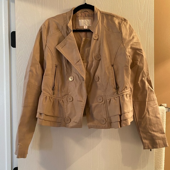 Blush pleather jacket - Picture 2 of 5